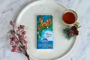 Шоколад живой  с клюквой 75 % какао