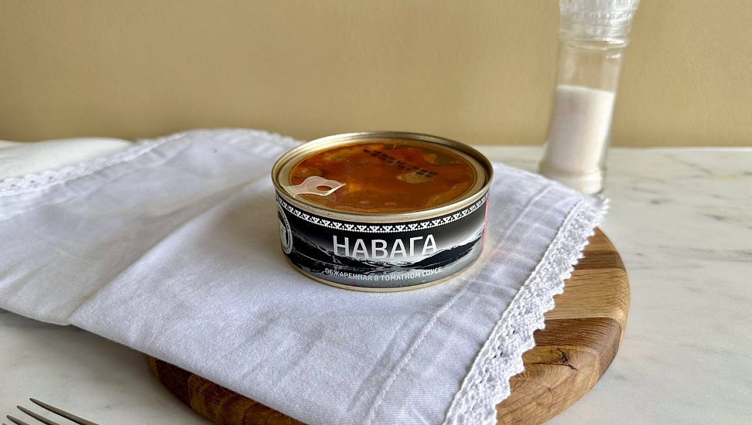 Навага обжаренная в томатном соусе