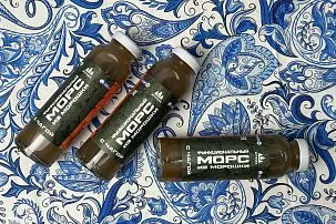 Морс из морошки с чагой