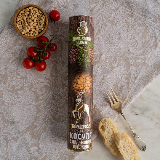 Колбаса из косули с кедровым орехом в тубусе