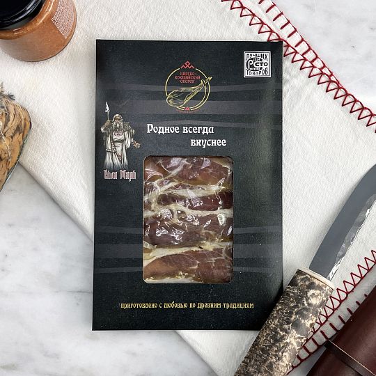 Нарезка окорок венгерской мангалицы (Хамон)