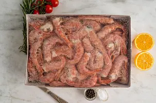 Креветки (лангустины) аргентинские свежемороженые без головы