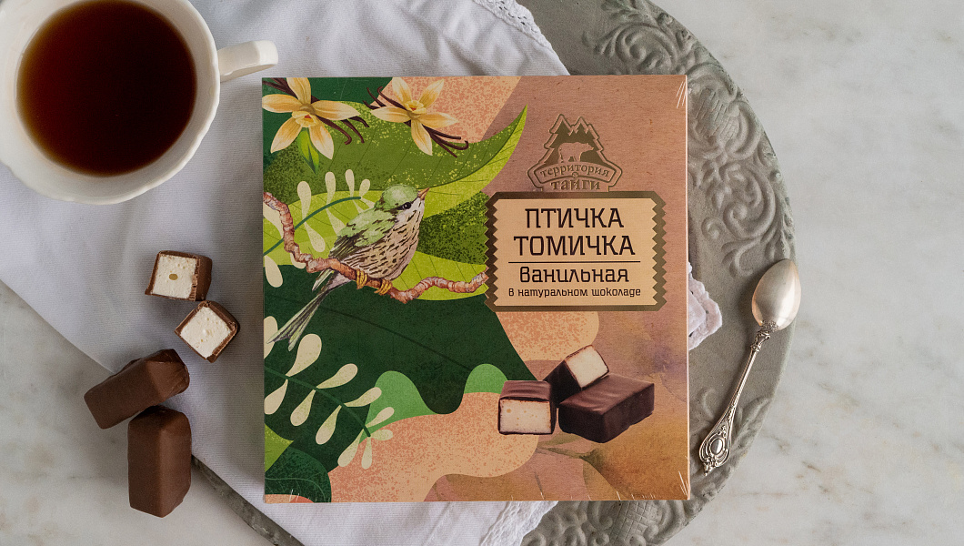 Конфеты сбивные ванильные "Птичка Томичка" 