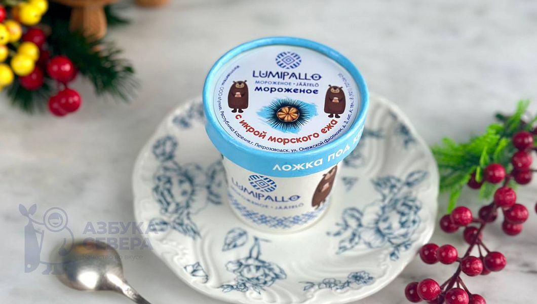 Мороженое с икрой морского ежа