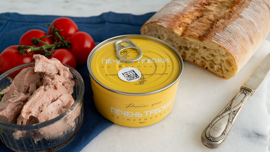 Печень трески по-мурмански