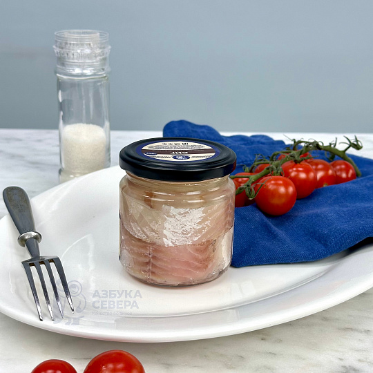 Сиг филе слабой соли (маленькая банка)