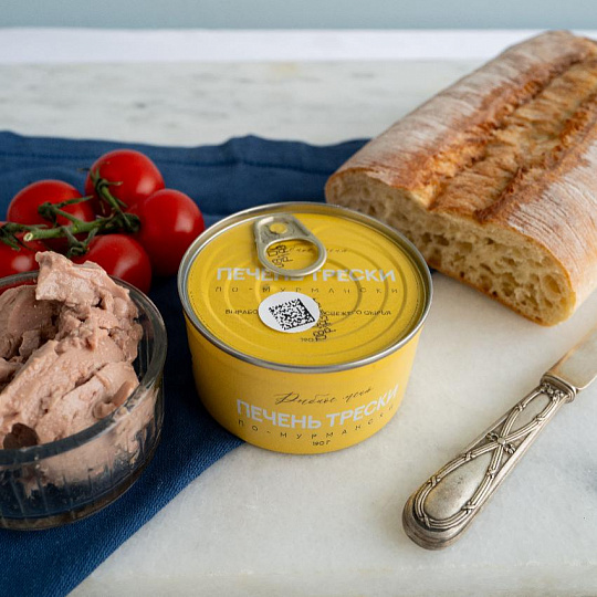 Печень трески по-мурмански