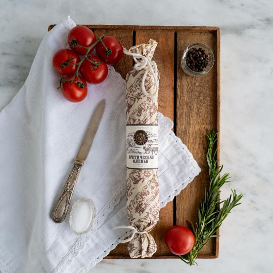 Колбаса из оленины полу-копченая "Арктическая"