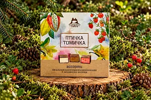 Конфеты сбивные ассорти "Птичка Томичка" (ваниль, шоколад, земляника)