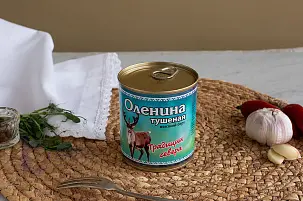 Оленина тушеная высший сорт