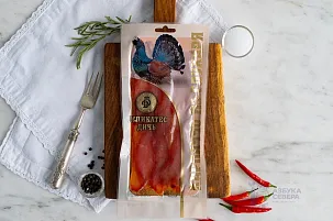 Нарезка карпаччо из глухаря