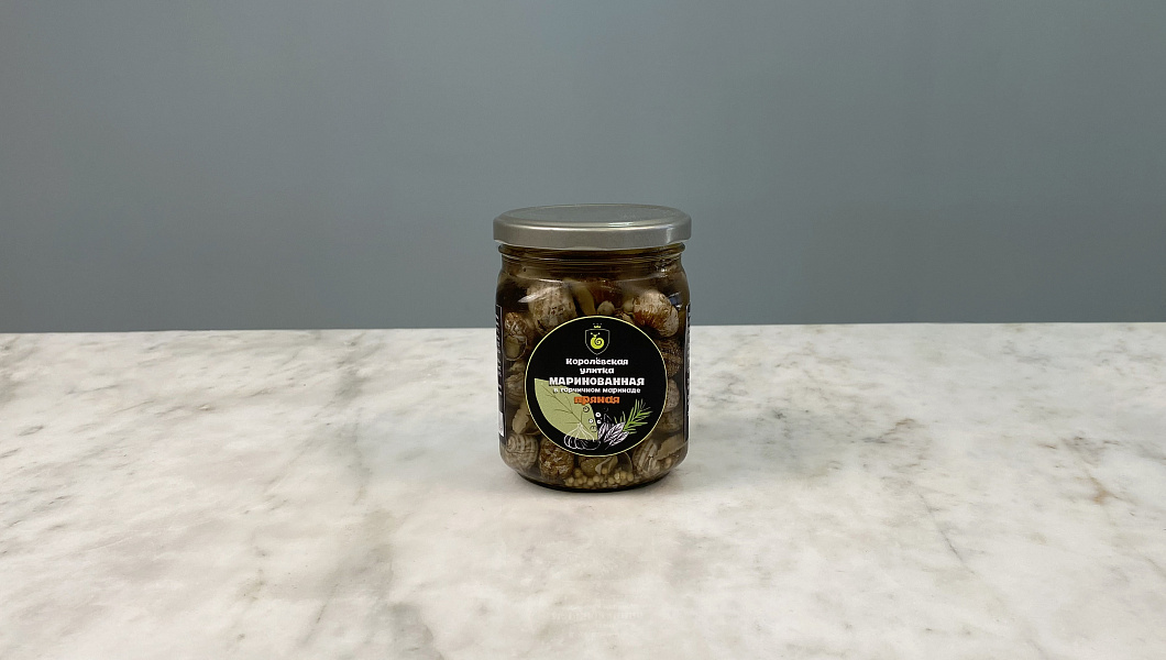 Улитка в горчичном маринаде