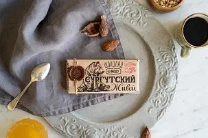 Шоколад живой  с клюквой 75 % какао