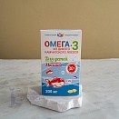 Омега-3 из Дикого камчатского лосося  детский блистер 84 капсулы 300 мг с ароматом малины