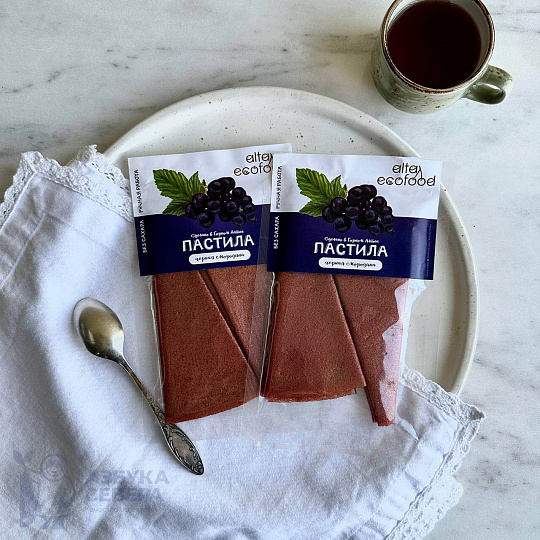 Пастила из черной смородины