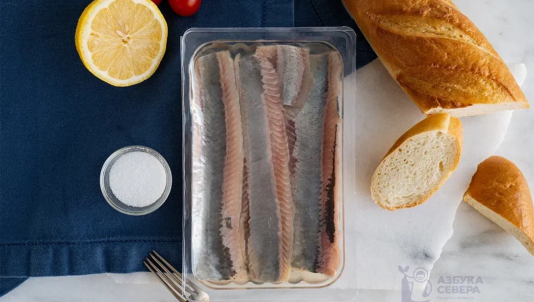 Филе сельди слабосоленое