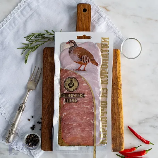 Нарезка карпаччо из Куропатки