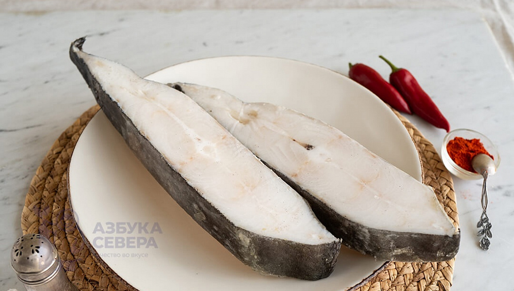 Палтус стейки свежемороженые