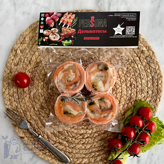 Фишролл из сёмги с морепродуктами