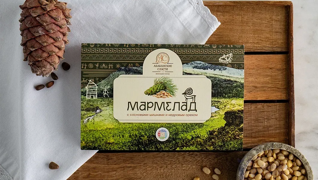 Мармелад сосновая шишка и кедровый орех