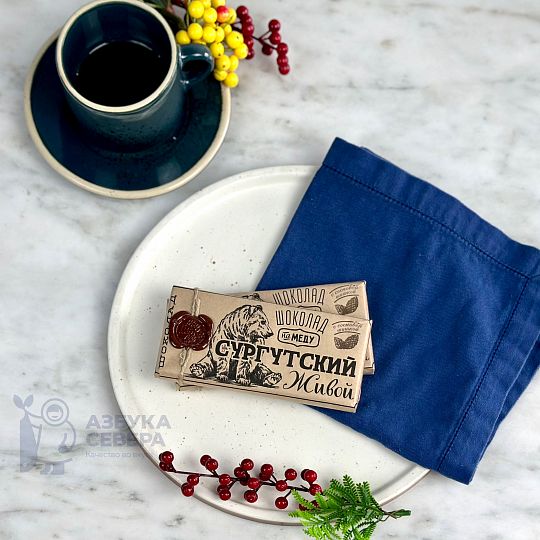 Живой шоколад с сосновой шишкой