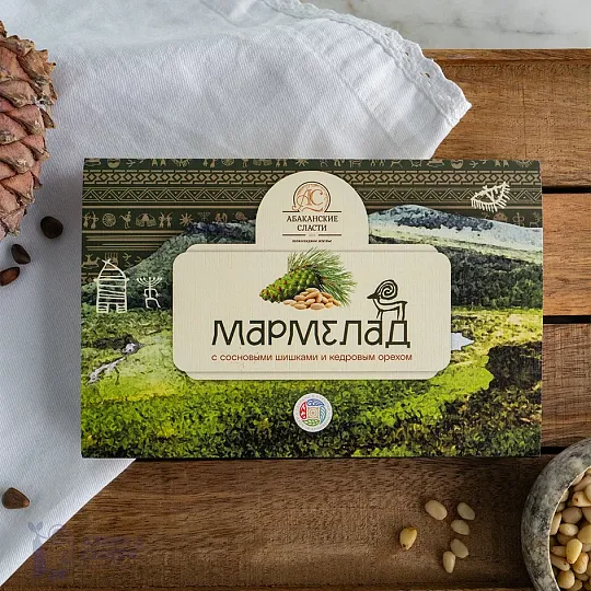 Мармелад сосновая шишка и кедровый орех