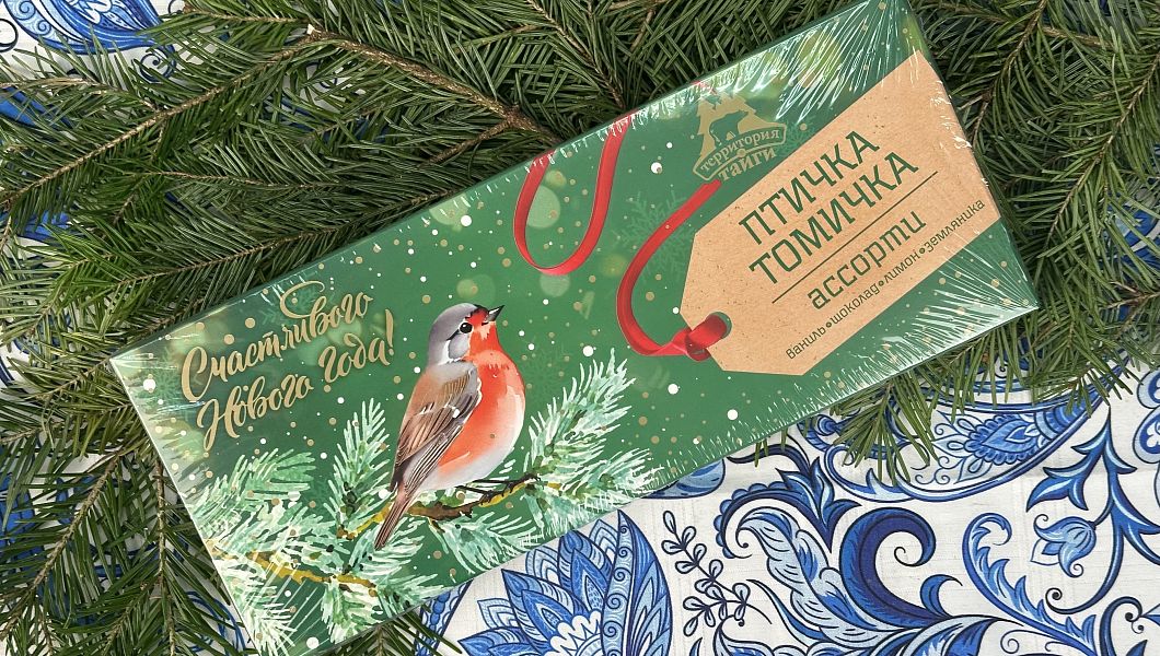 Конфеты сбивные ассорти "Птичка Томичка" (большая упаковка)