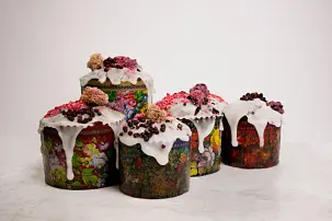 Кулич пасхальный северный в подарочной коробке