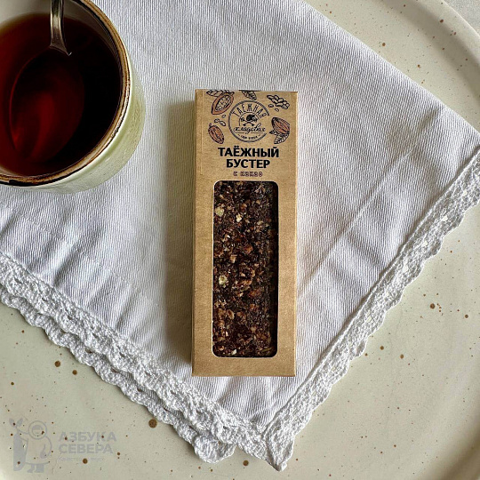 Кедровый батончик с  какао "Таежный бустер"