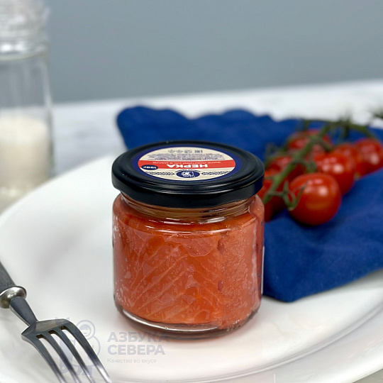 Нерка филе слабой соли (маленькая банка)