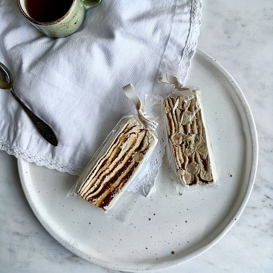 Нуга с карамелью, медом и фундуком