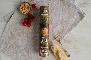Колбаса из косули с кедровым орехом в тубусе