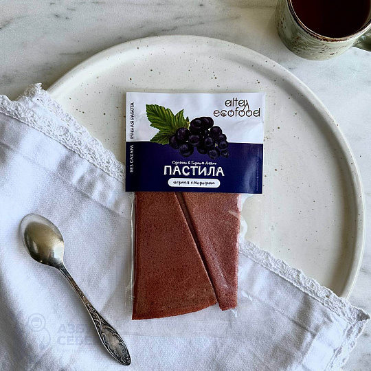 Пастила из черной смородины
